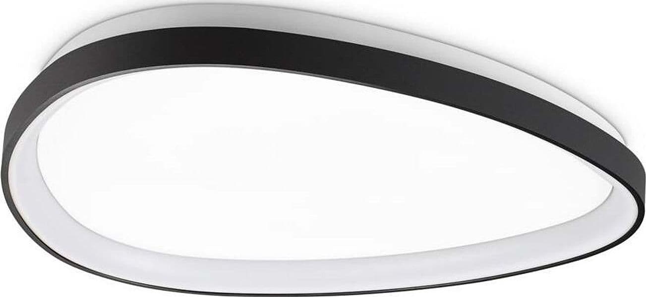 Plafoniera-Contemporanea-Gemini-Metallo-Nero-Led-Integrato-27W-3000K-Ip20