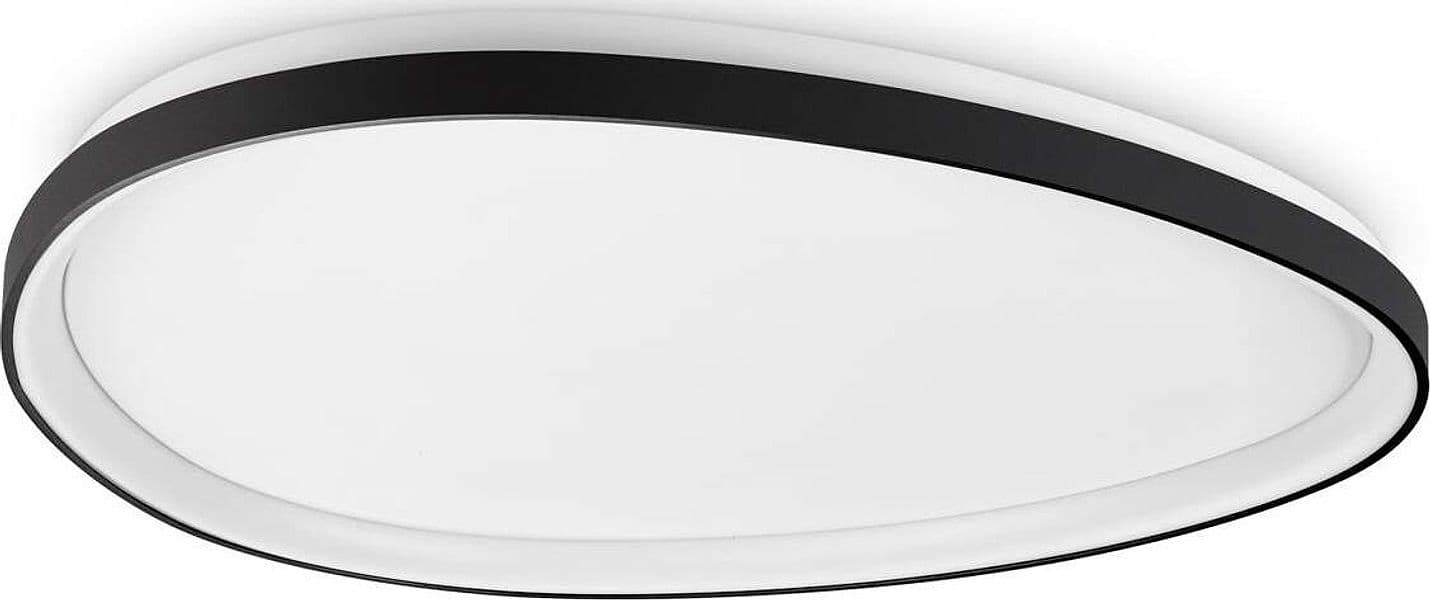 Plafoniera-Contemporanea-Gemini-Metallo-Nero-Led-Integrato-41W-3000K-Ip20
