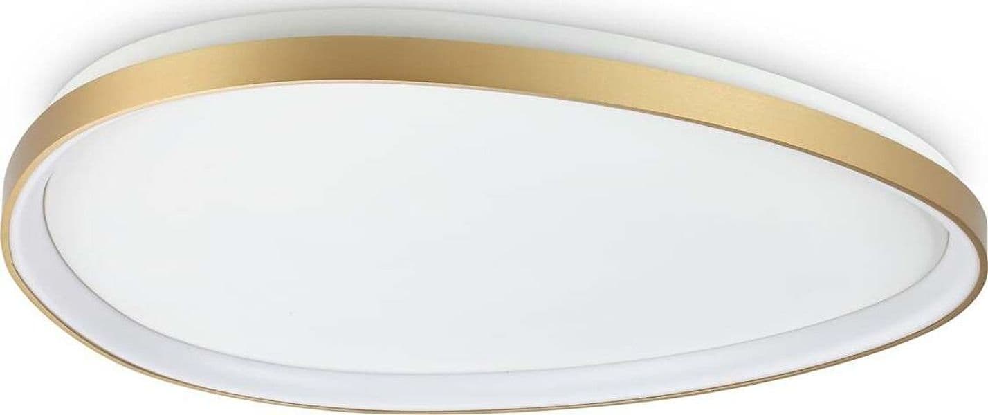 Plafoniera-Contemporanea-Gemini-Metallo-Ottone-Led-Integrato-42W-3000K-Ip20