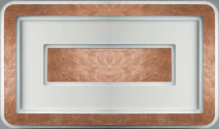 Plafoniera-Contemporanea-Halò-Metallo-Foglia-Rame-Led-36W