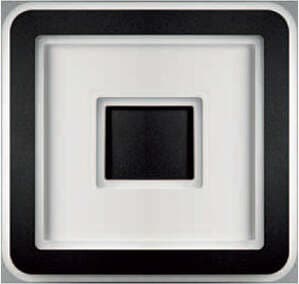 Plafoniera-Contemporanea-Halò-Metallo-Nero-Led-60W