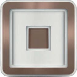 Plafoniera-Contemporanea-Halò-Metallo-Oro-Rosato-Led-60W