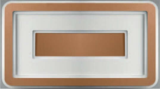 Plafoniera-Contemporanea-Halò-Metallo-Rame-Opaco-Led-45W