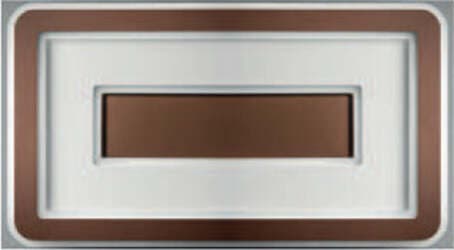 Plafoniera-Contemporanea-Halò-Metallo-Ruggine-Led-36W
