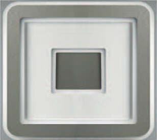 Plafoniera-Contemporanea-Halò-Metallo-Tortora-Led-35W