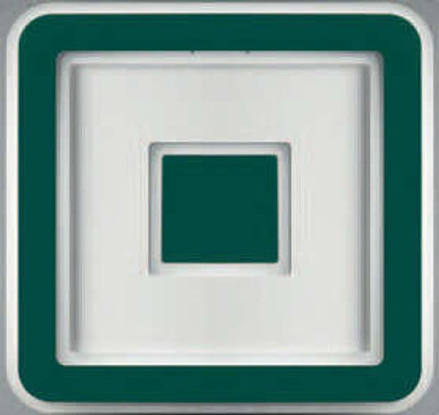 Plafoniera-Contemporanea-Halò-Metallo-Verde-Bosco-Led-46W