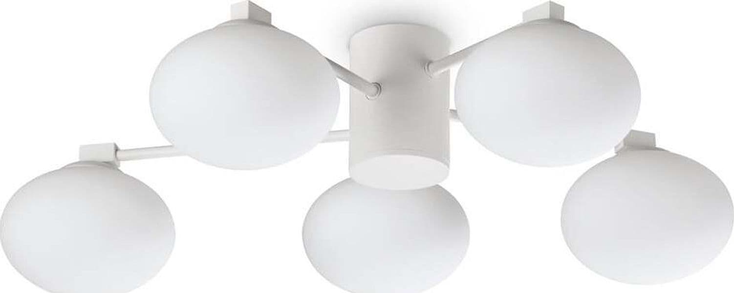 Plafoniera-Contemporanea-Hermes-Metallo-Bianco-5-Luci-G9-28W-3000K-Ip20