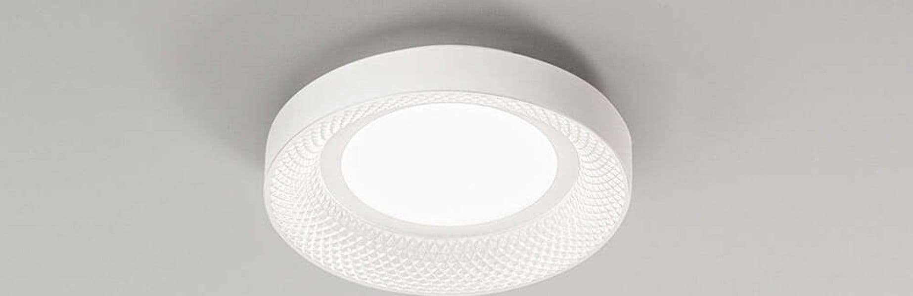 Plafoniera-Contemporanea-Hive-Metallo-Biancoled-Integrato-30W