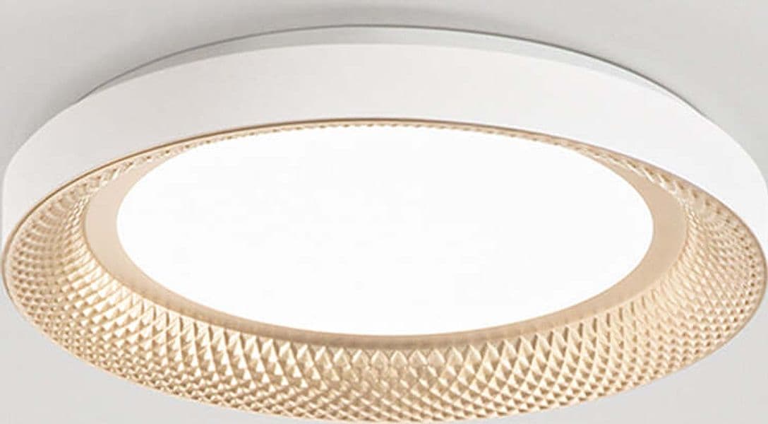 Plafoniera-Contemporanea-Hive-Metallo-Oroled-Integrato-40W