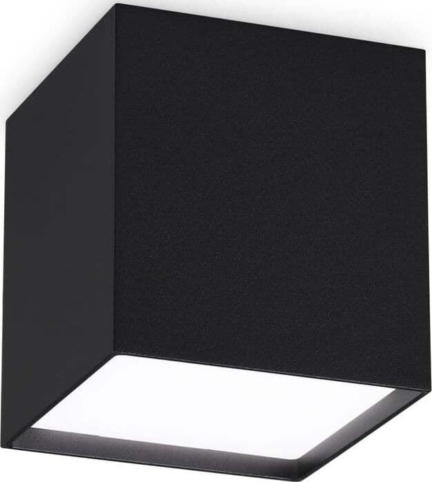 Plafoniera-Contemporanea-Kubiko-Alluminio-Nero-Led-Integrato-10W-3000K-Ip20