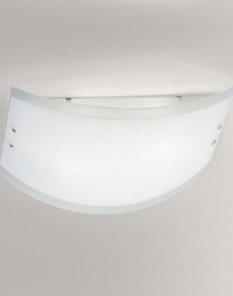 Plafoniera-Contemporanea-Lecce-Metallo-Cromo-Vetro-Bianco-2-Luci-E27-45Cm
