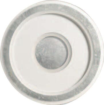 Plafoniera-Contemporanea-Loop-Metallo-Foglia-Argento-Led-30W