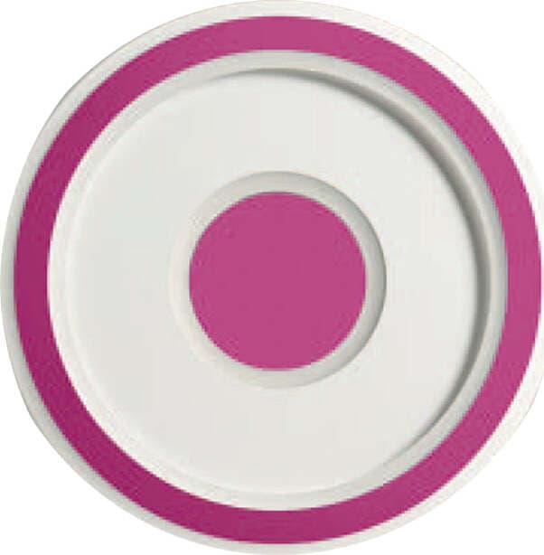 Plafoniera-Contemporanea-Loop-Metallo-Magenta-Led-30W