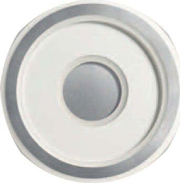 Plafoniera-Contemporanea-Loop-Metallo-Tortora-Led-30W