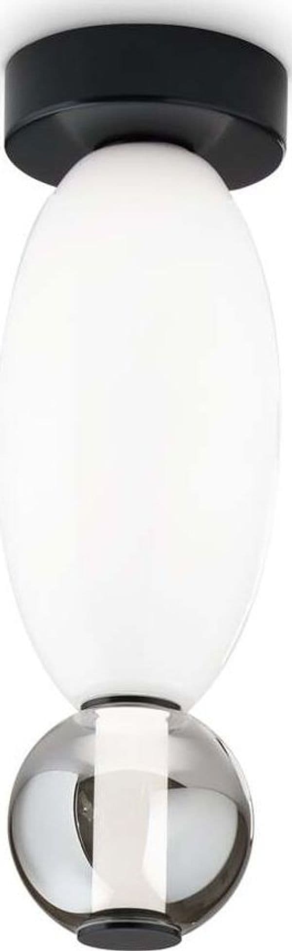 Plafoniera-Contemporanea-Lumiere-Metallo-Nero-Led-Integrato-18W-3000K-Ip20