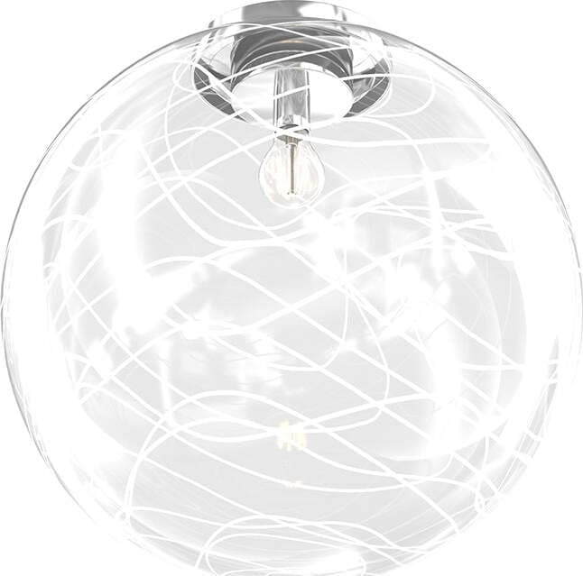Plafoniera-Contemporanea-Moon-Metallo-Cromo-Vetro-Bianco-1-Luce-E27-D.40Cm