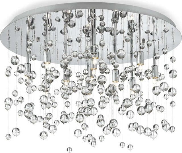 Plafoniera-Contemporanea-Neve-Metallo-Cromo-8-Luci-G9-3W-3000K-Luce-Calda