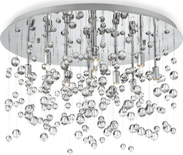 Plafoniera-Contemporanea-Neve-Metallo-Cromo-8-Luci-G9-3W-3000K-Luce-Calda
