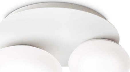 Plafoniera-Contemporanea-Ninfea-Metallo-Bianco-2-Luci-Gx53-9W-3000K-Luce-Calda