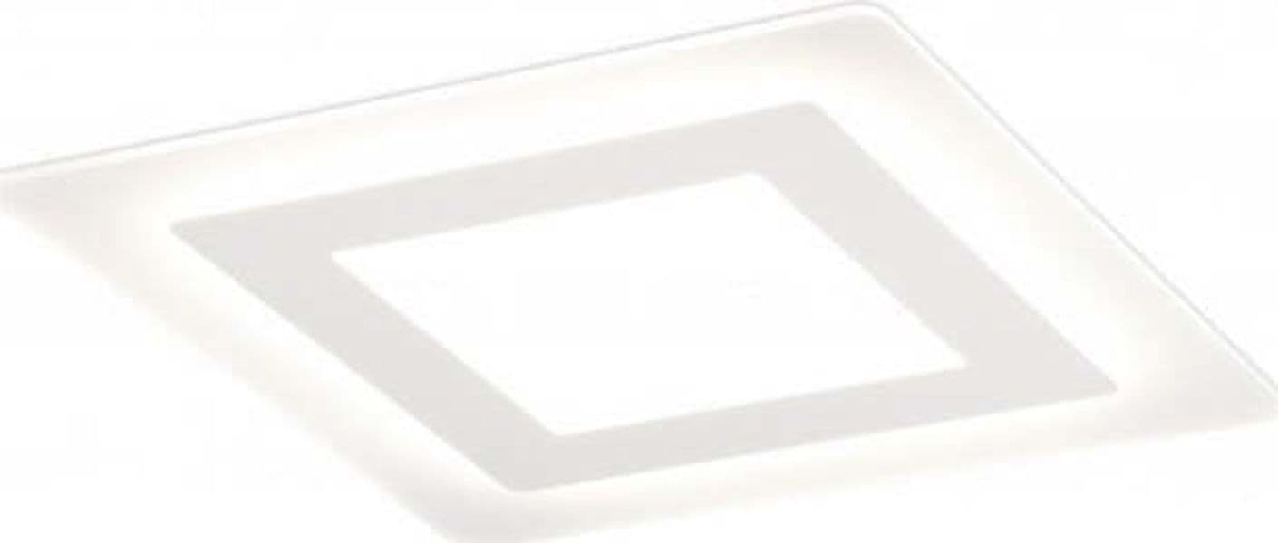 Plafoniera-Contemporanea-Oblio-Metallo-Bianco-Led-30W