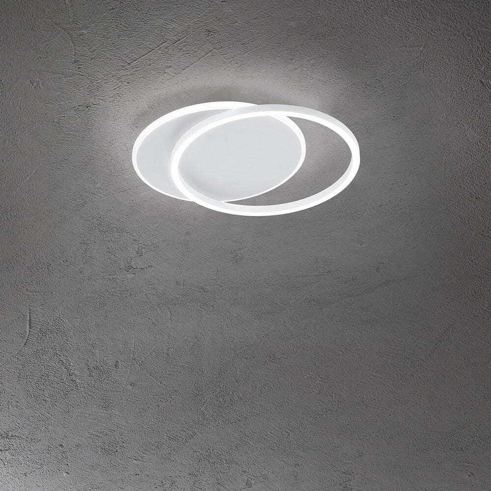 Plafoniera-Contemporanea-Orbit-Alluminio-Bianco-Led-Integrato-43W
