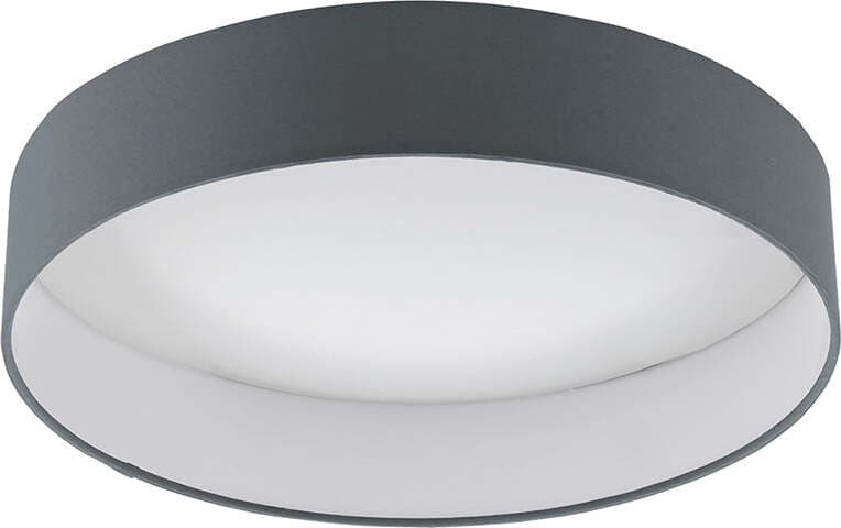 Plafoniera-Contemporanea-Palomaro-1-Led-Plastica-Bianco-Diffusore-Antracite