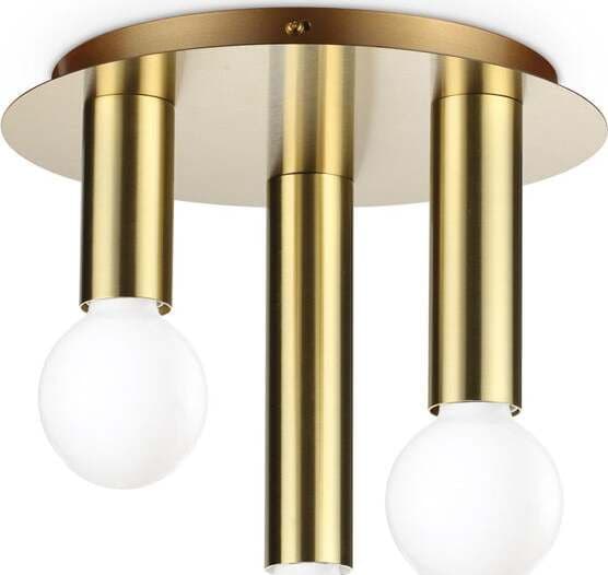 Plafoniera-Contemporanea-Petit-Metallo-Ottone-3-Luci-E27-42W-Ip20