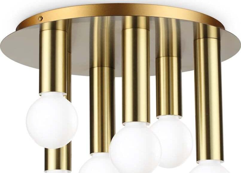 Plafoniera-Contemporanea-Petit-Metallo-Ottone-6-Luci-E27-42W-Ip20