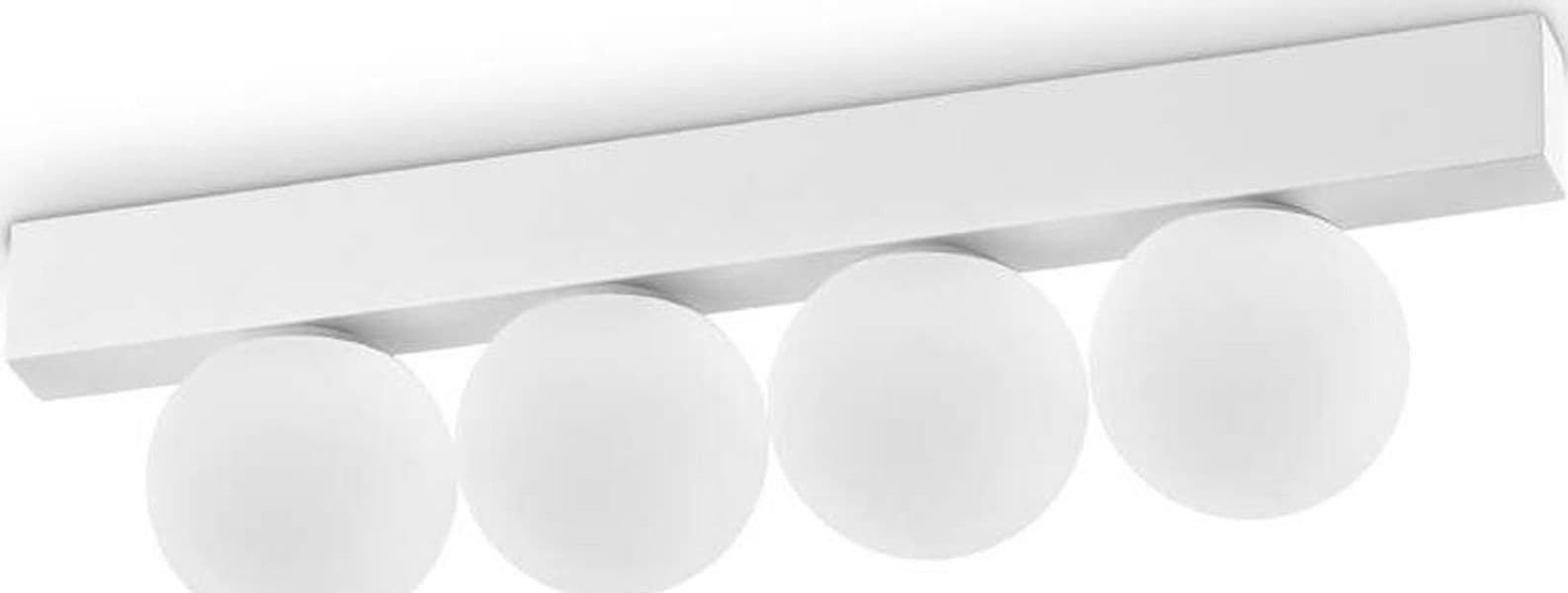 Plafoniera-Contemporanea-Ping-Pong-Metallo-Bianco-Led-Integrato-12W-3000K-Ip20