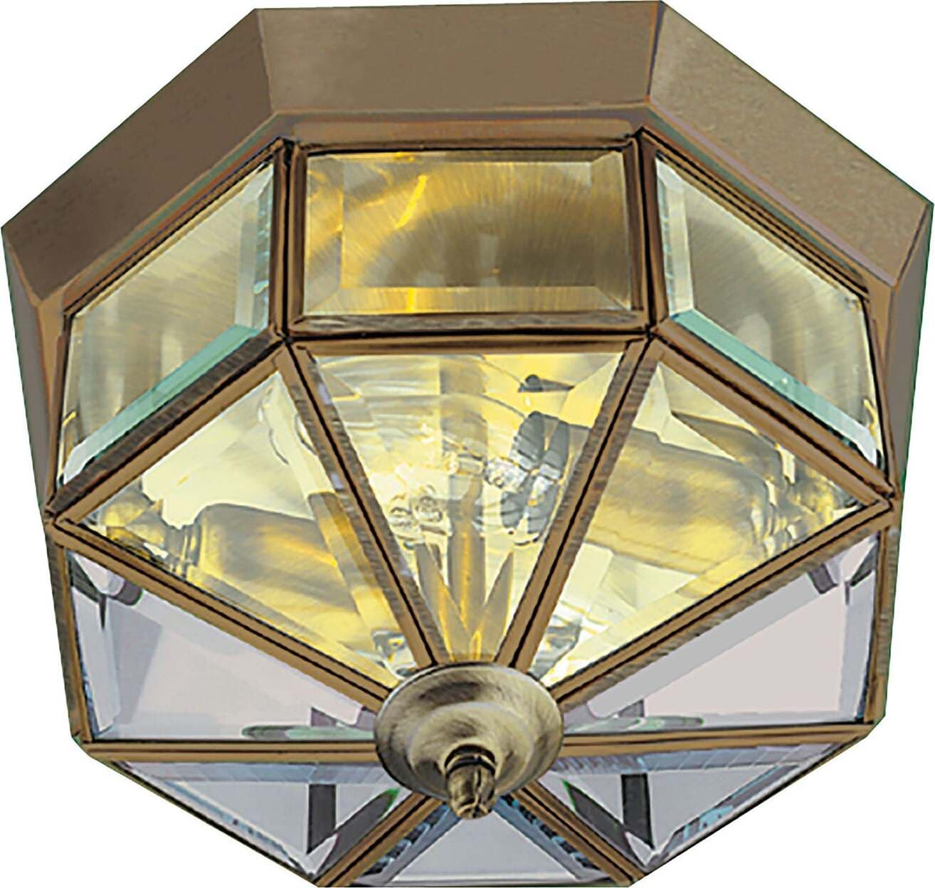 Plafoniera-Contemporanea-Pisa-Iii-Ottone-Vetro-1-Luce-E14