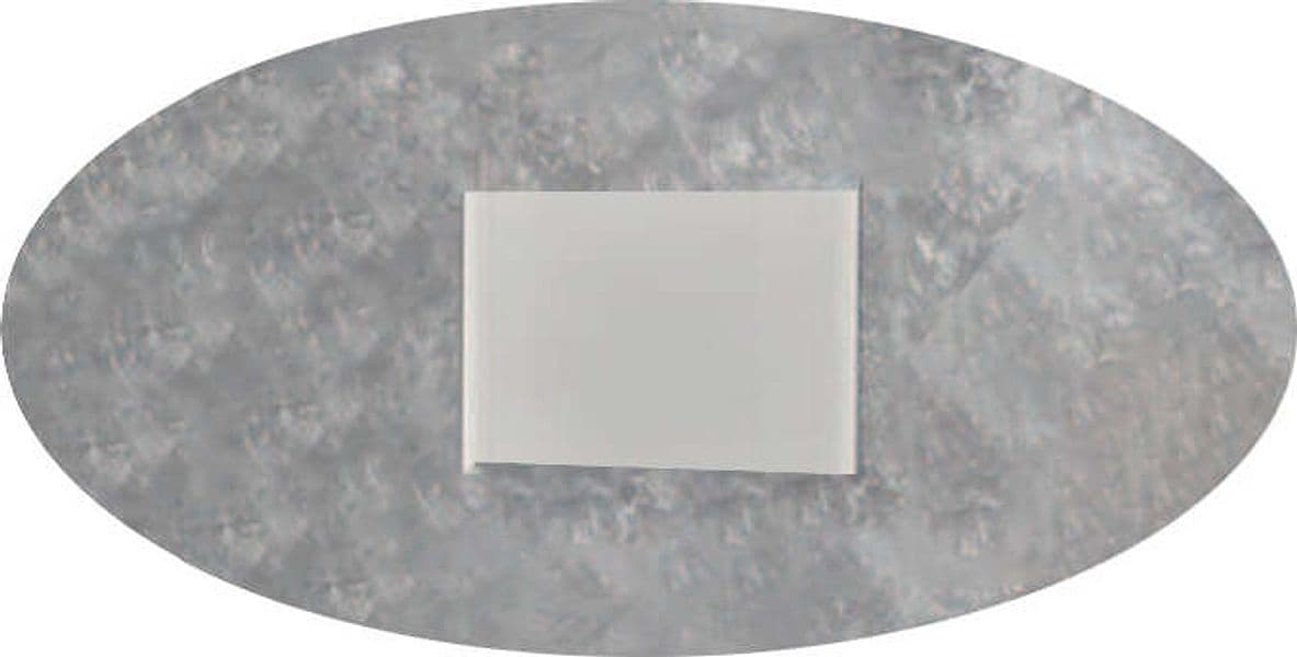Plafoniera-Contemporanea-Pixart-Metallo-Foglia-Argento-Led-36W