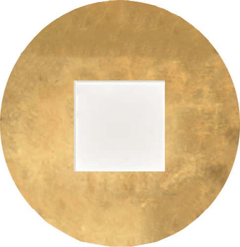 Plafoniera-Contemporanea-Pixart-Metallo-Foglia-Oro-Led-16W