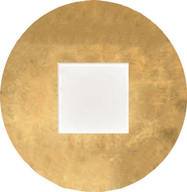 Plafoniera-Contemporanea-Pixart-Metallo-Foglia-Oro-Led-26W