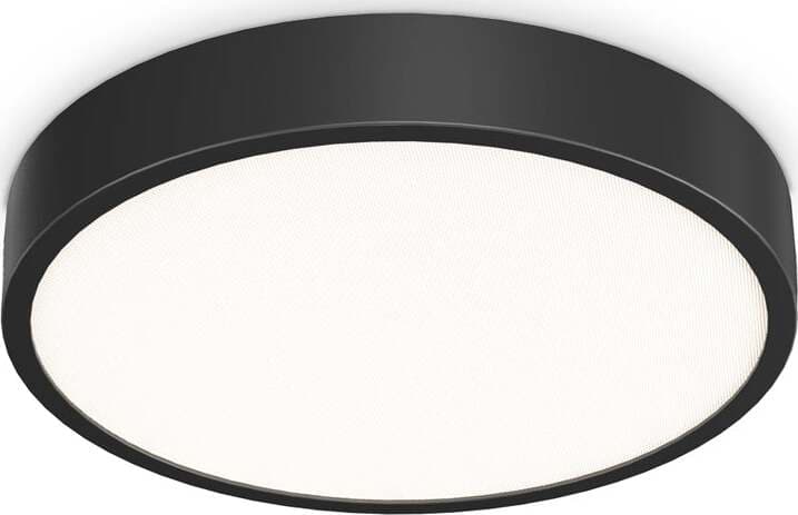 Plafoniera-Contemporanea-Ray-Metallo-Nero-Led-Integrato-26W-3000K-Ip44