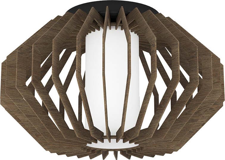 Plafoniera-Contemporanea-Rusticaria-1-Luce-Acciaio-Nero