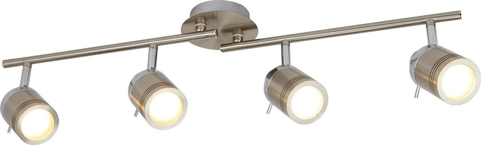 Plafoniera-Contemporanea-Sansone-Acciaio-Argento-Policarbonato-Cromo-4-Luci-Gu10