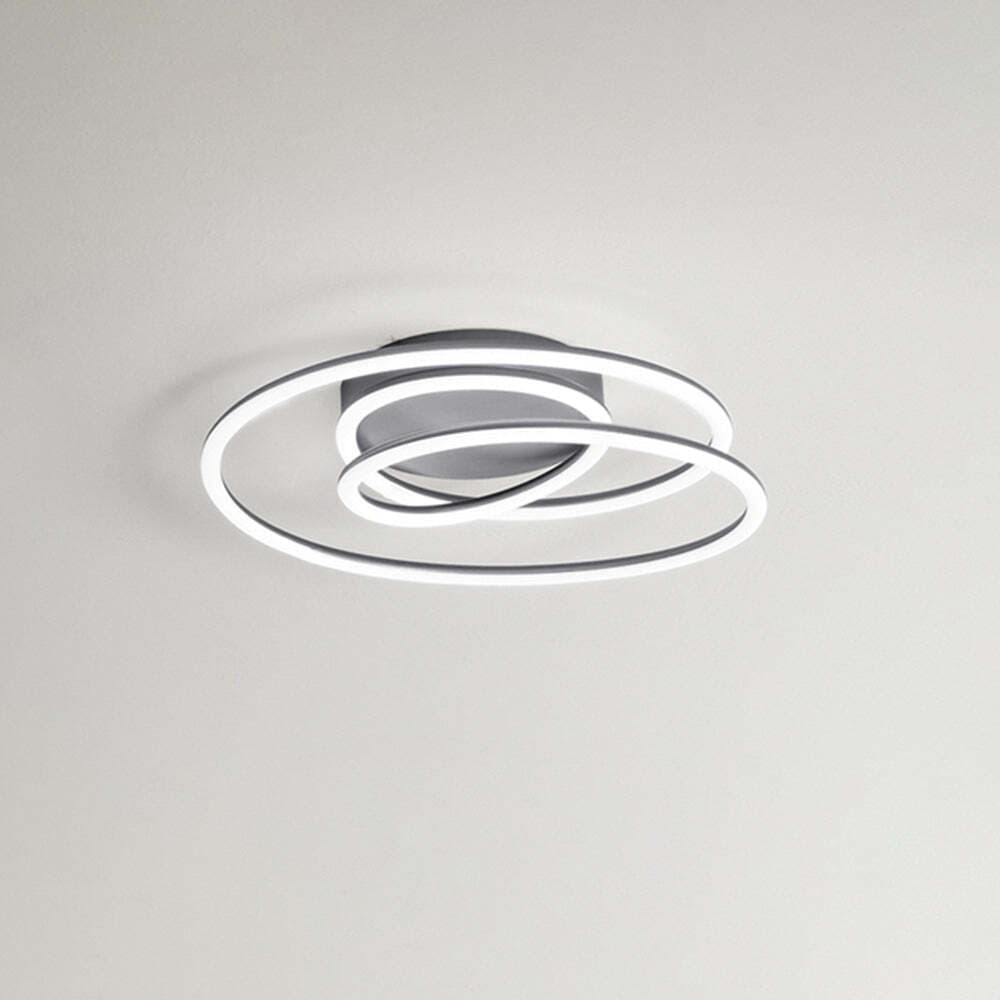 Plafoniera-Contemporanea-Spira-Alluminio-Grigio-Led-Integrato-68W