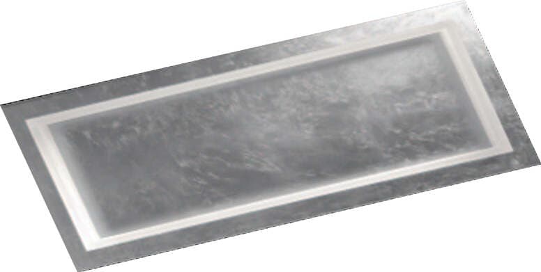 Plafoniera-Contemporanea-Square-Metallo-Foglia-Argento-Led-40W