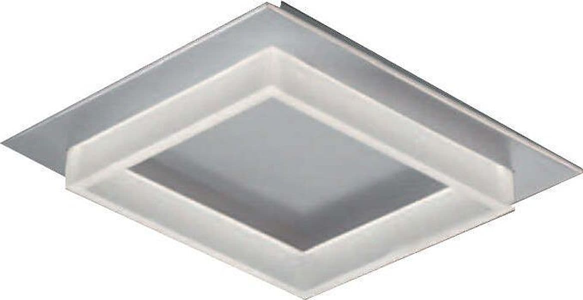 Plafoniera-Contemporanea-Square-Metallo-Grigio-Perla-Led-40W