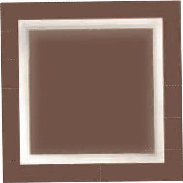 Plafoniera-Contemporanea-Square-Metallo-Ruggine-Led-40W