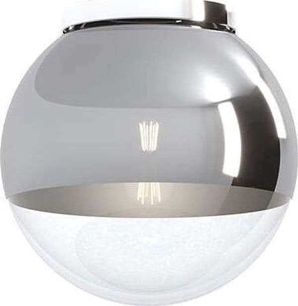 Plafoniera-Contemporanea-Target-Metallo-Cromo-Vetro-Cromo-Trasp-1-Luce-E27-25Cm