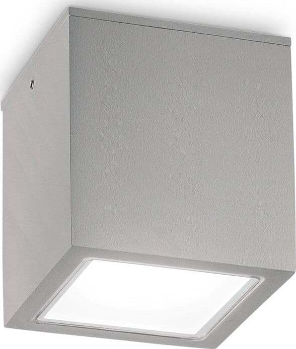 Plafoniera-Contemporanea-Techo-Alluminio-Grigio-1-Luce-Gu10-20W-Ip54
