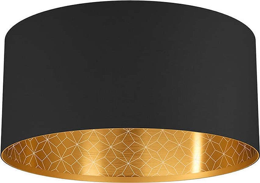 Plafoniera-Contemporanea-Zaragoza-1-Luce-Acciaio-Nero