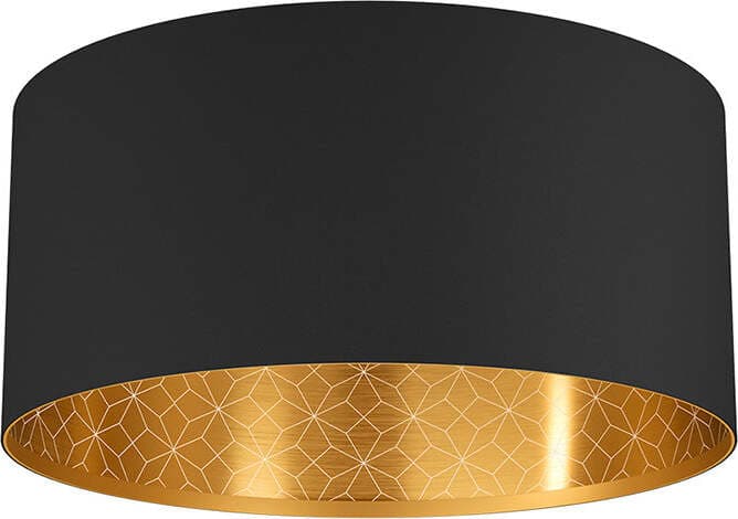 Plafoniera-Contemporanea-Zaragoza-1-Luce-Acciaio-Nero