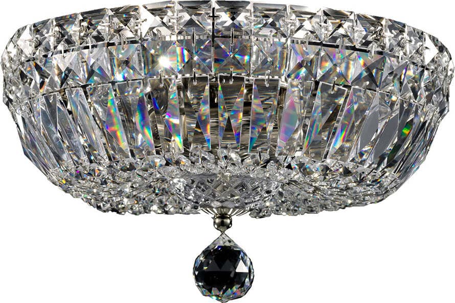 Plafoniera-Contemporaneo-Basfor-Metallo-Nichel-3-Luci-Diffusori-Cotone