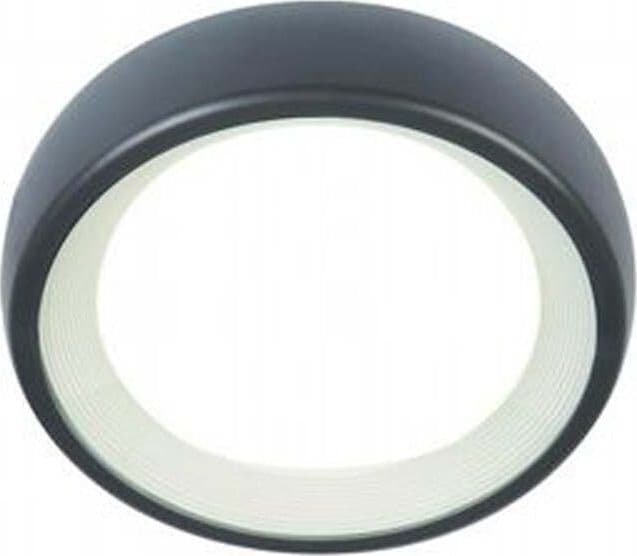 Plafoniera-Da-Esterno-Moderna-Loft-Alluminio-E-Termoplastica-Grigio-Led-8W-4000K