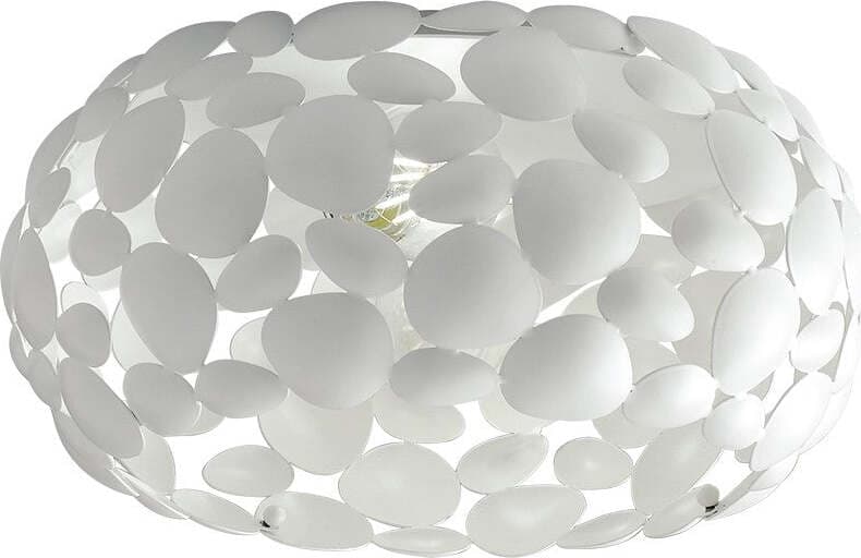 Plafoniera Dioniso Bianca 3Xe27 48X21Cm Illuminazione/Illuminazione per interni/Lampadari lampade a sospensione e plafoniere/Plafoniere Led Mall Home - Napoli, Commerciovirtuoso.it