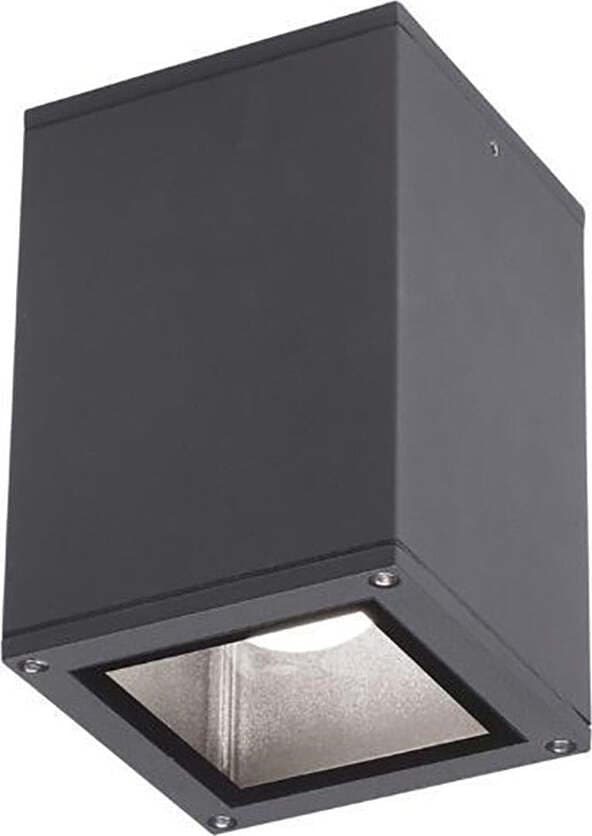 Plafoniera esterno Gea Led AMON Q GES1010 IP65 E27 LED lampada soffitto moderna