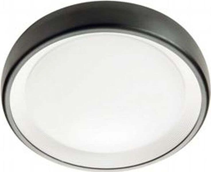 Plafoniera-Esterno-Moderna-Loft-Alluminio-E-Termoplastica-Grigio-Led-13W-4000K