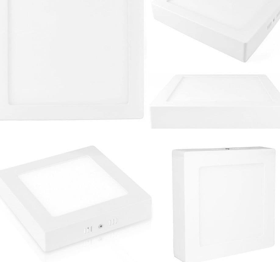 PLAFONIERA FARETTO LED QUADRATO DA SUPERFICIE DA 18W LUCE BIANCO FREDDO Trade Shop italia - Napoli, Commerciovirtuoso.it